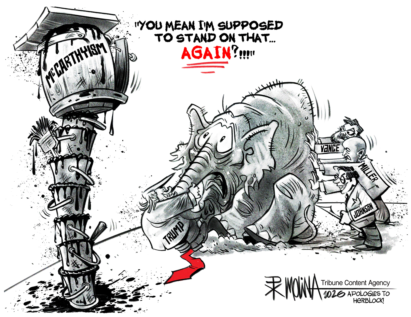 Political cartoon
