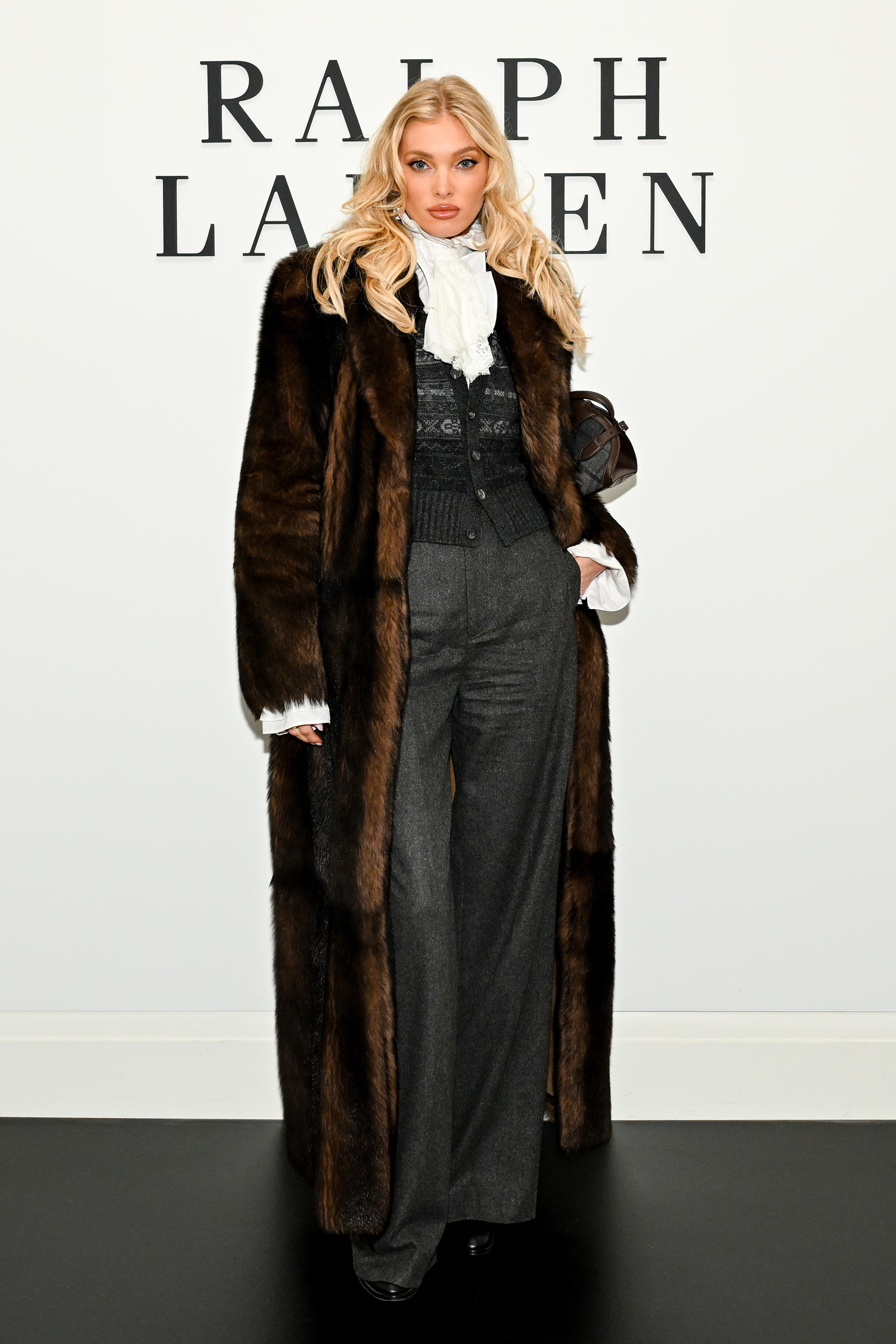 Ralph Lauren New York Fashion Week Spring 2026 celebrity arrivals.