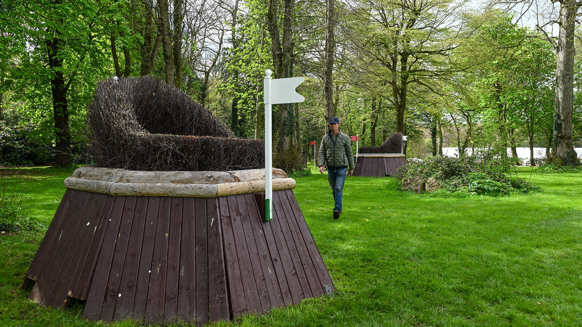 Badminton Horse Trials cross-country course 2026 fence six