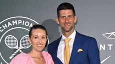 Novak Djokovic and Jelena Djokovic