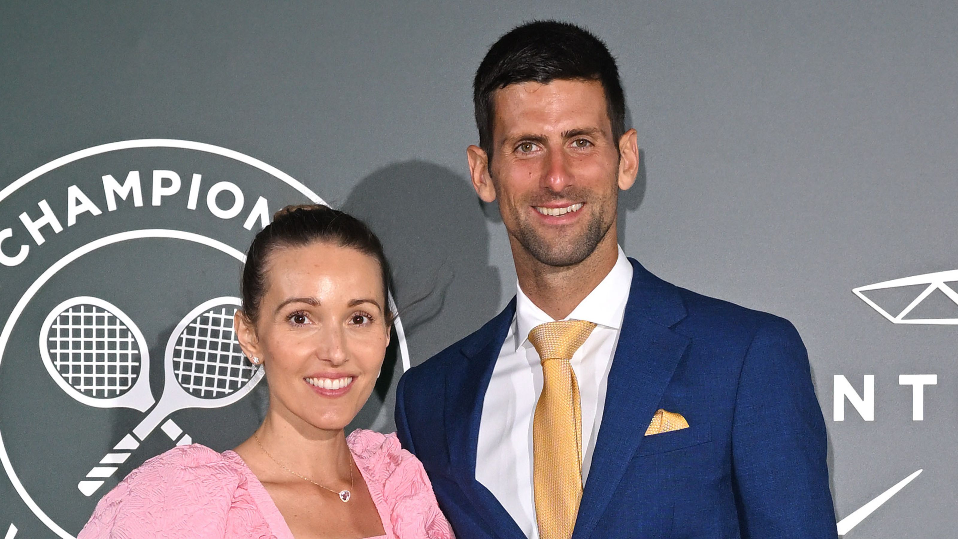 Novak Djokovic and Jelena Djokovic