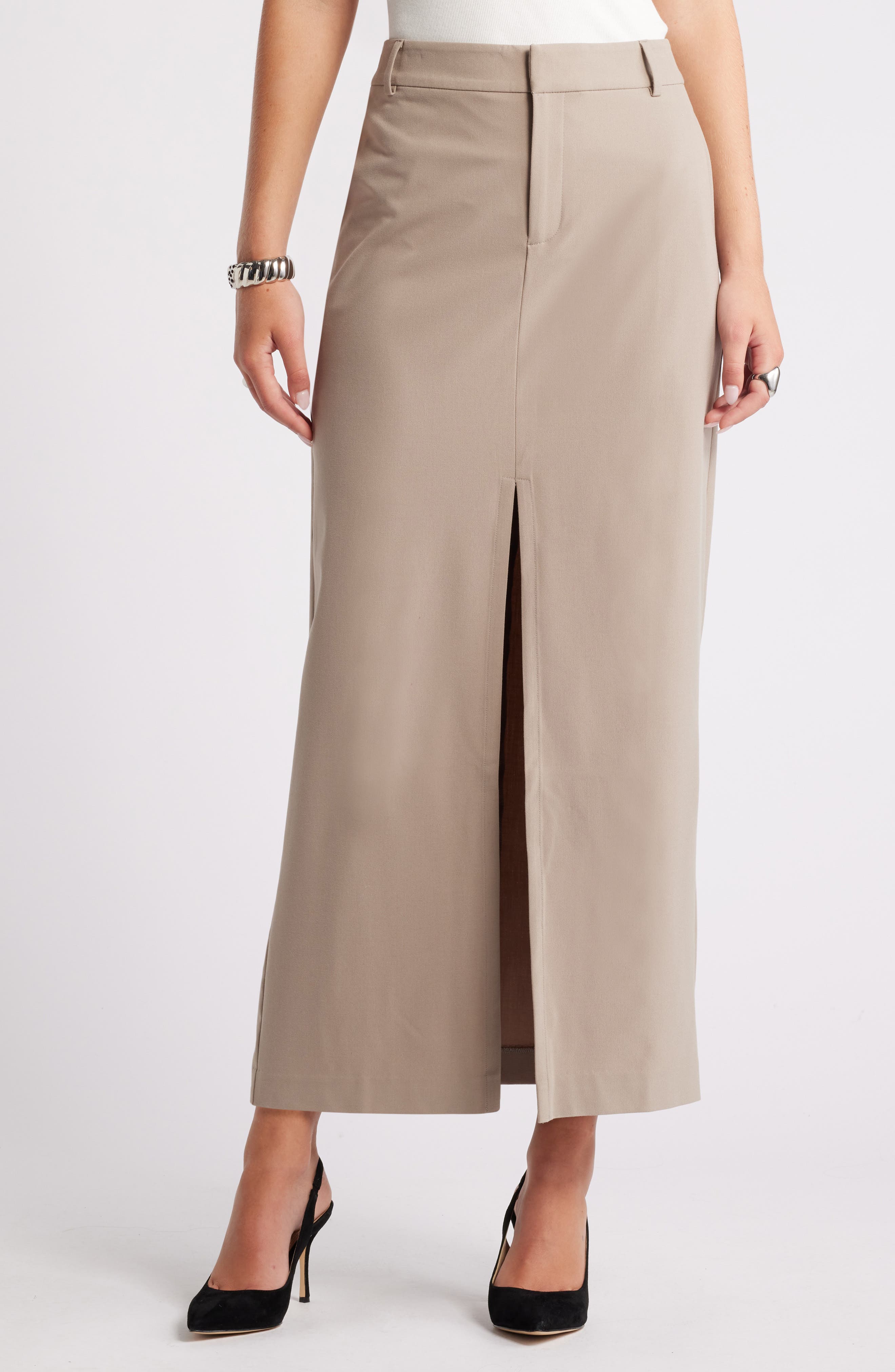 Open Edit, Tailored Column Skirt