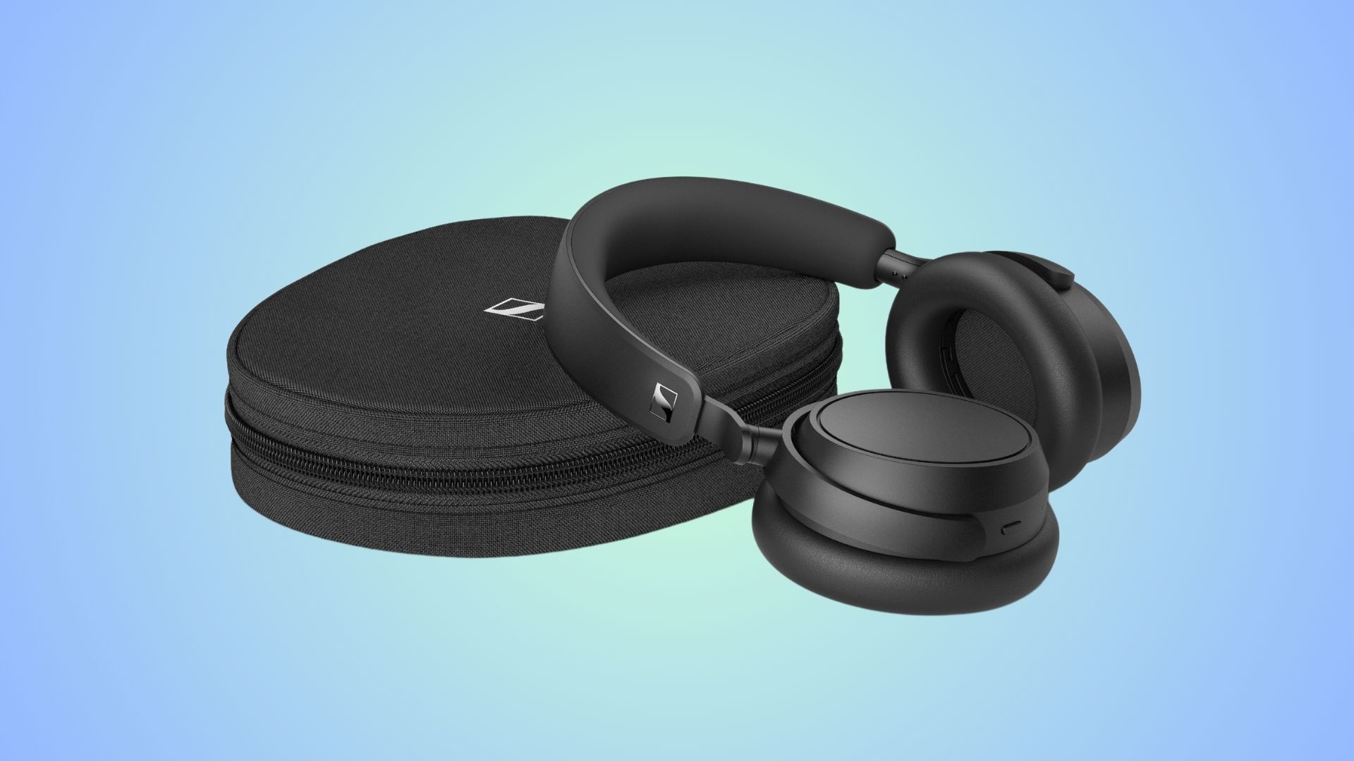 The Sennheiser Accentum Plus headphones in black