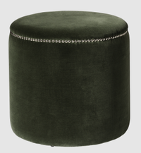 Costellini Velvet Ottoman, OKA