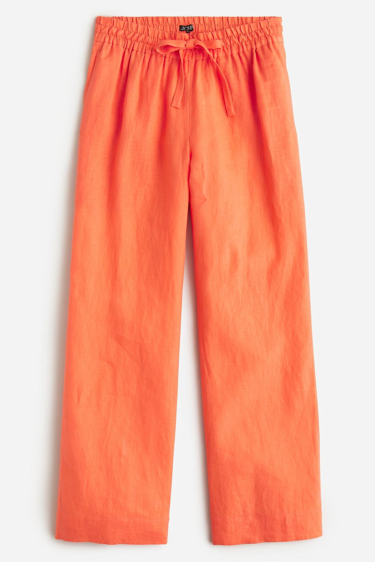 J. Crew Wide-Leg Seaside Pant in Linen