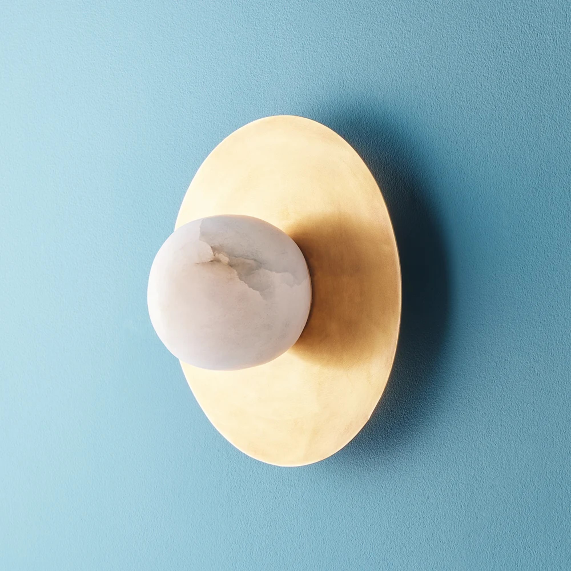 Pooky leela alabaster wall light