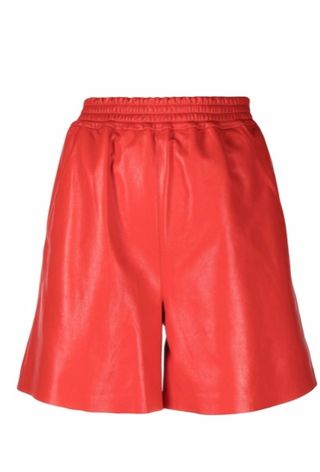 Desa 1972 elasticated leather shorts
