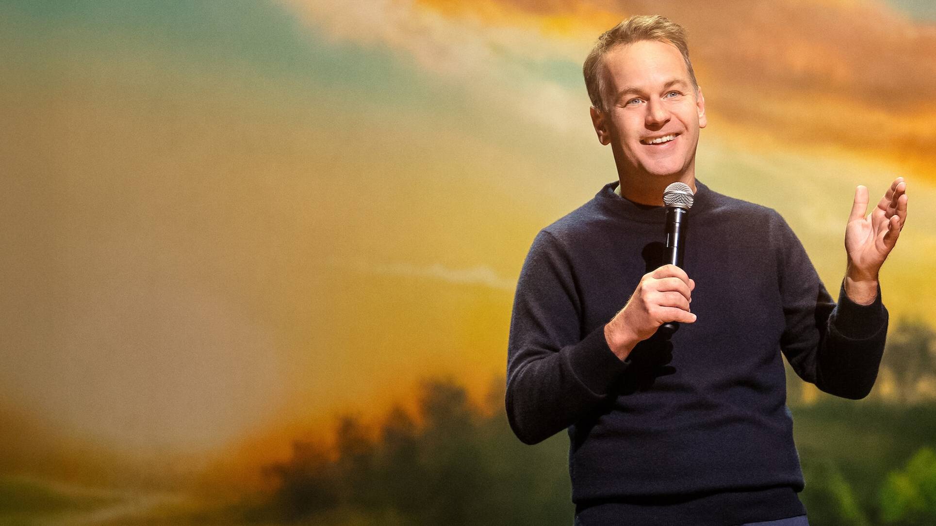 Mike Birbiglia in Netflix stand-up special The Good Life.