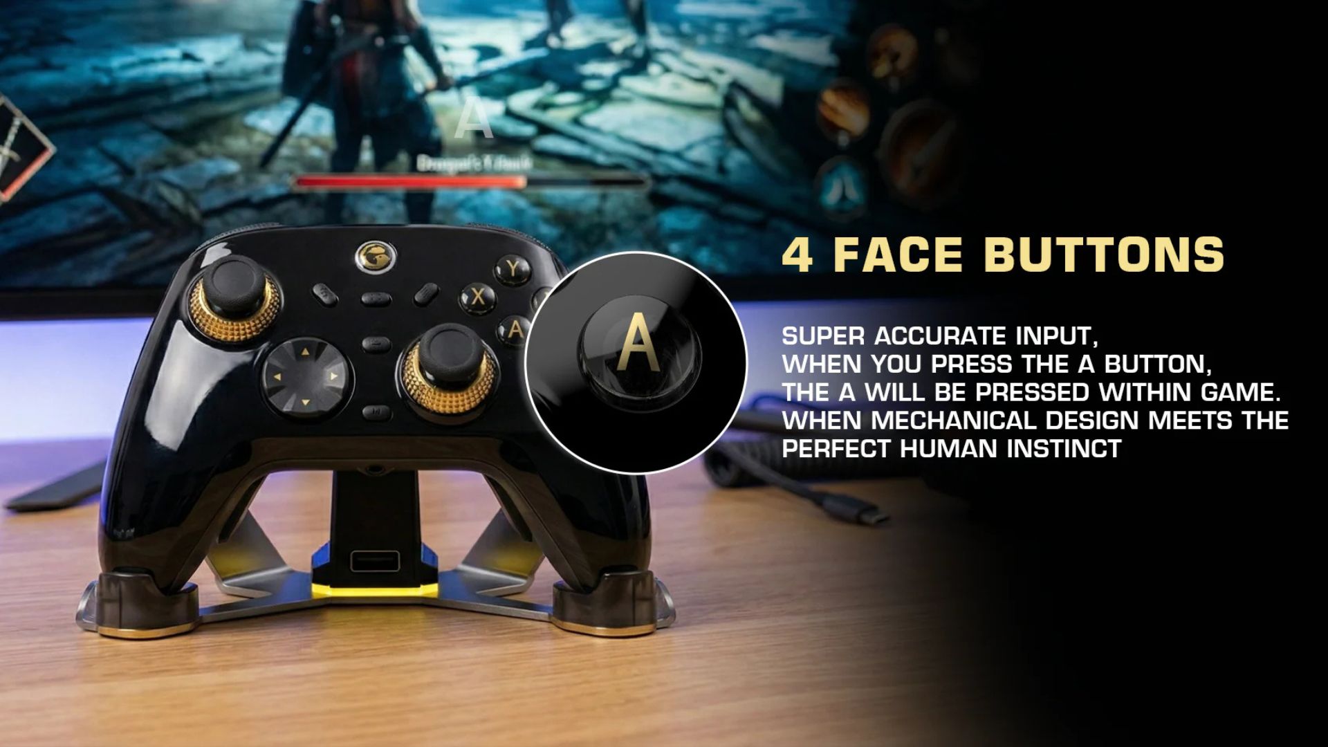 A teaser image from GameSir about the April Fools Cyclone 4 controller