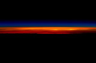 Scott Kelly's Last Sunrise From Space