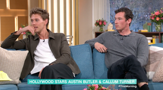 Austin Butler and Callum Turner talking about Masters Of The Air on This Morning.