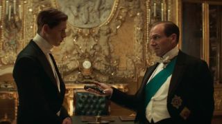 Harris Dickinson and Ralph Fiennes in The King's Man