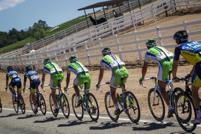 Even the horses stayed in the shade during todays stage.
