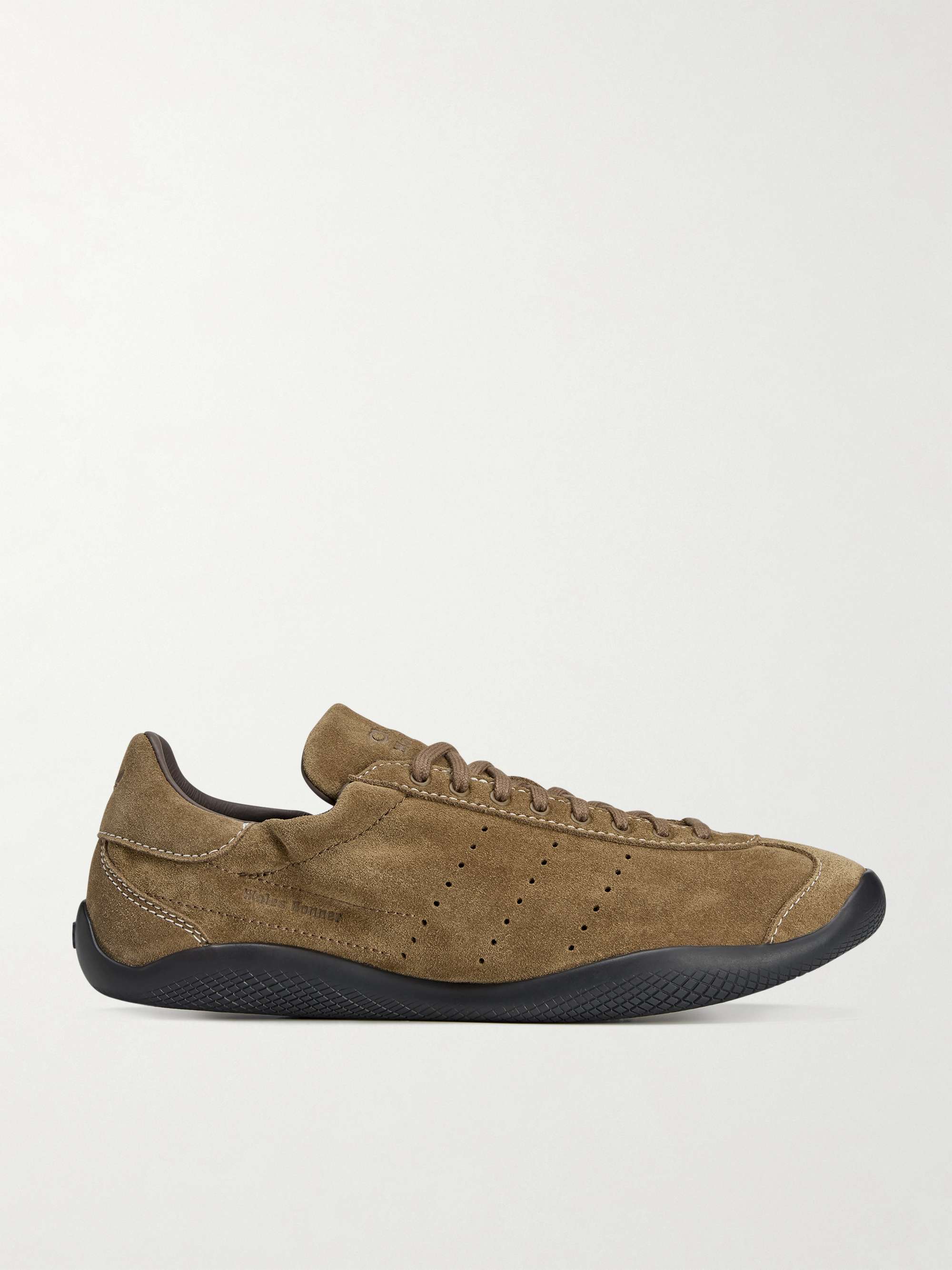 + Wales Bonner Lo Pro Perforated Suede Sneakers