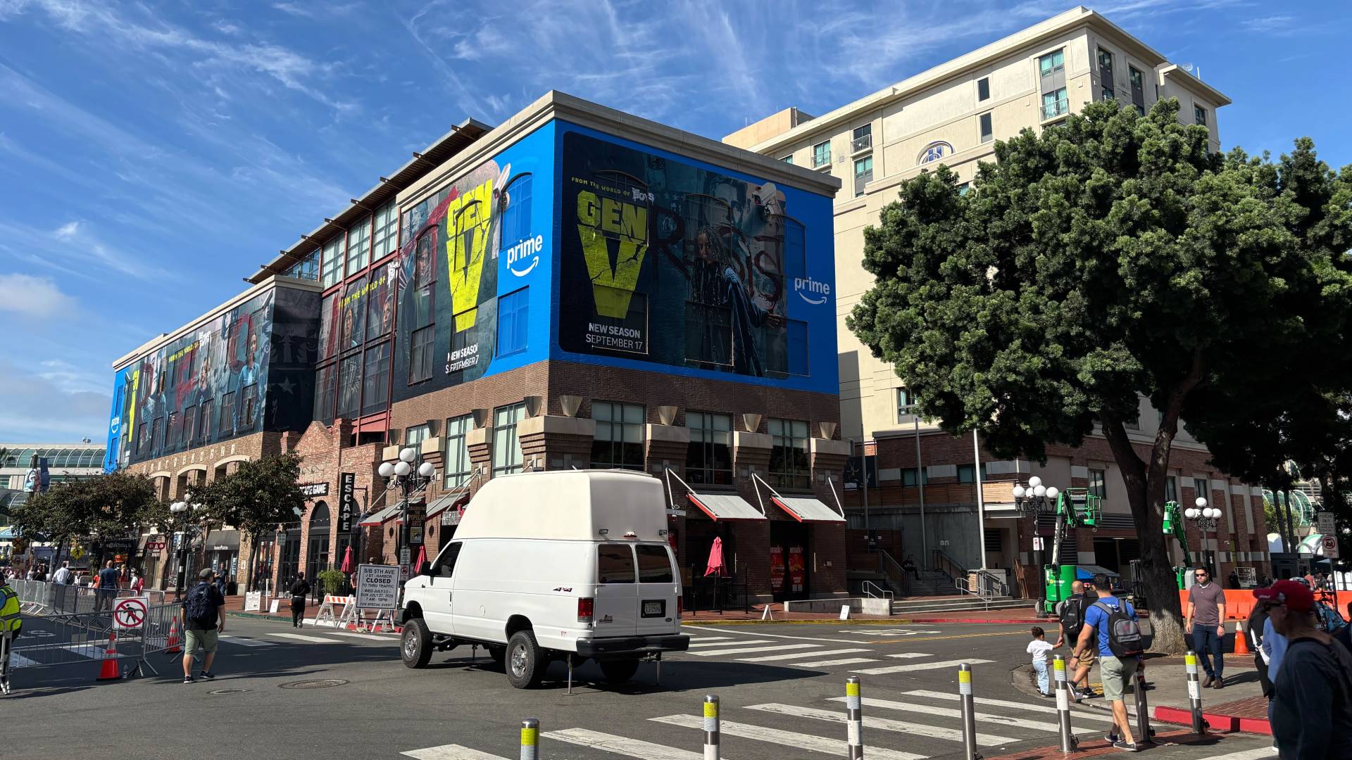 Gen V ad at San Diego Comic-Con 2025