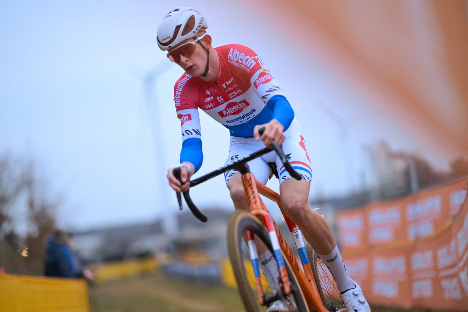 Tibor Del Grosso savours beating 'childhood hero' Wout van Aert for first win in an elite cyclocross series