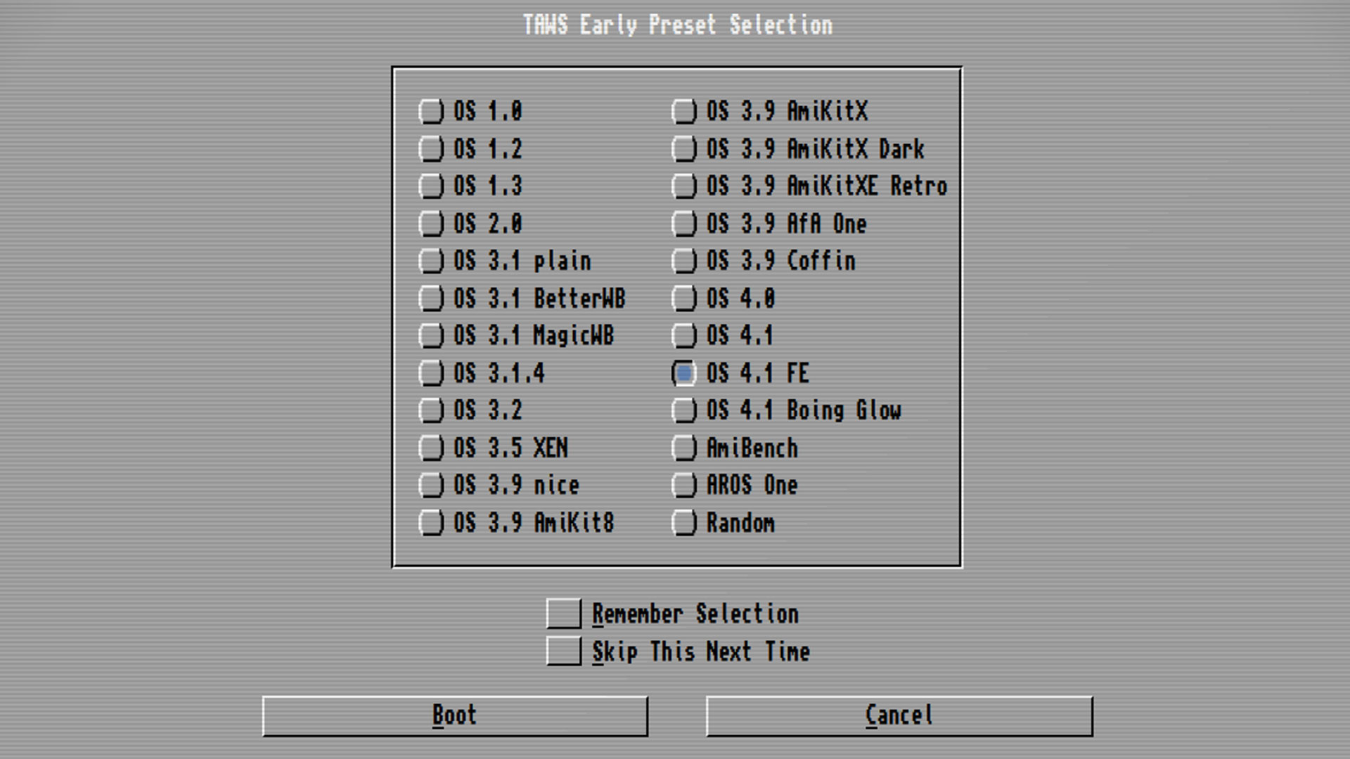 TAWS - The Amiga Workbench Simulation