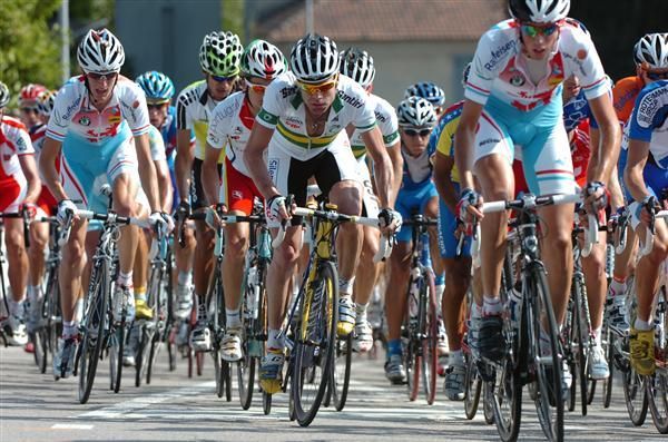 Cadel Evans during the 2009 World Championship road race.