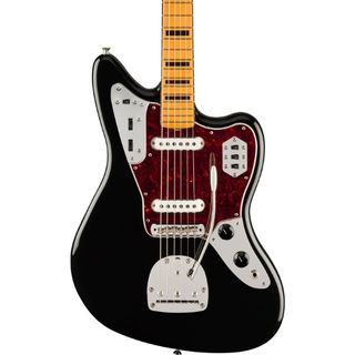 The body of a Fender Vintera II 70s Jaguar electric guitar