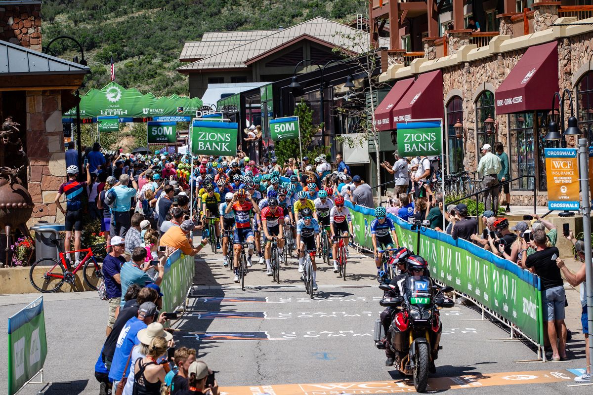 The Tour of Utah rolls out of Canyons Village in Park City