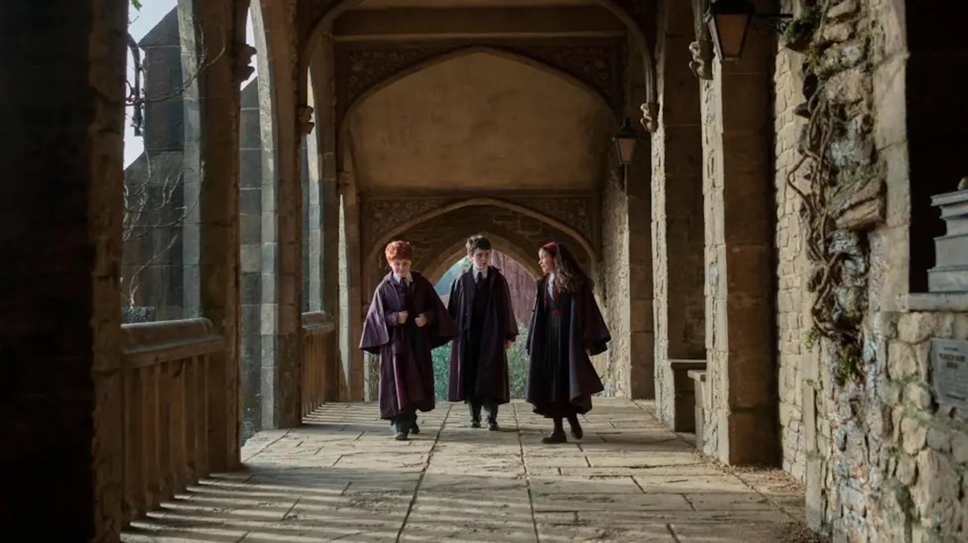 Harry, Ron and Hermione in the HBO show