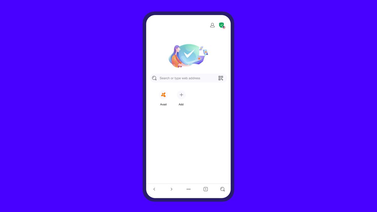 Avast Secure Browser on iPhone