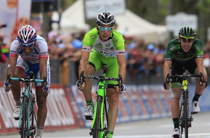 Marco Canola (Bardiani-CSF) wins stage 13 of the Giro d'Italia