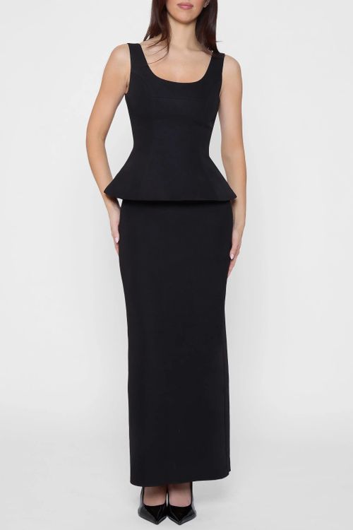 Classic Column Maxi Skirt