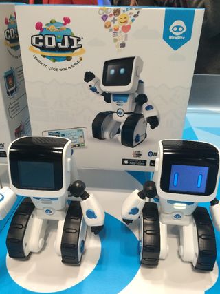 The Coji bot combines coding and emojis, to teach young kids the basics of computer coding.