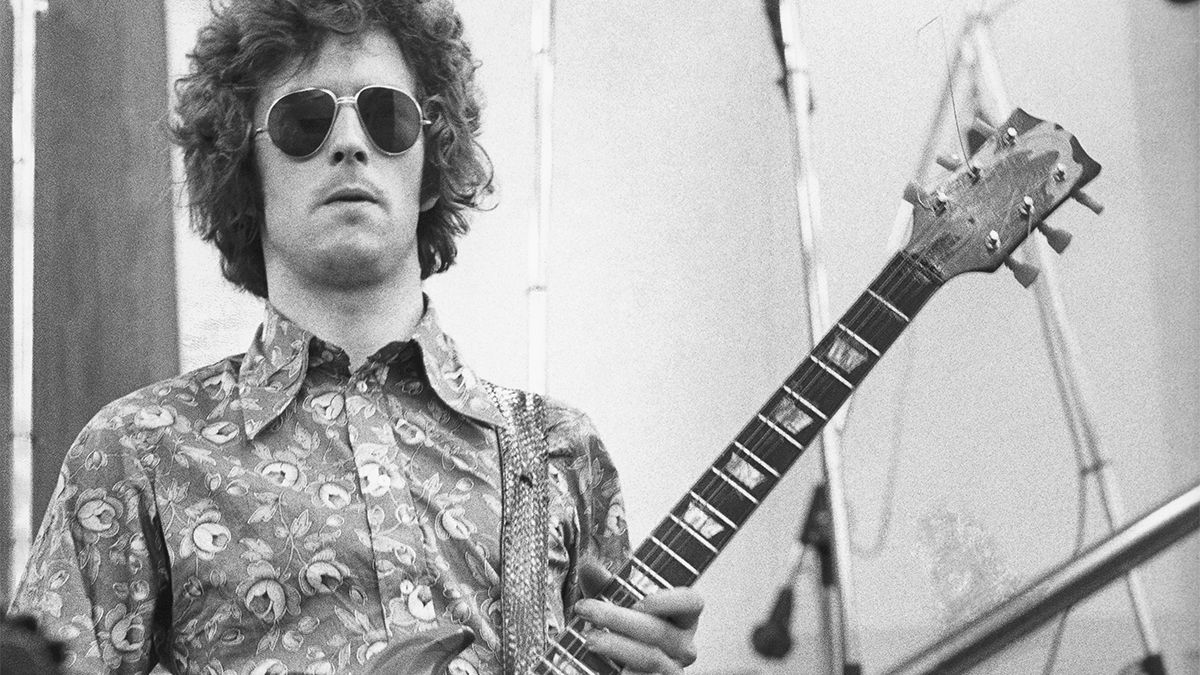 Eric Clapton of the rock band &quot;Cream&quot; recording the song &quot;Strange Brew&quot; at Atlantic Studios in April 1967 in New York City, New York. 