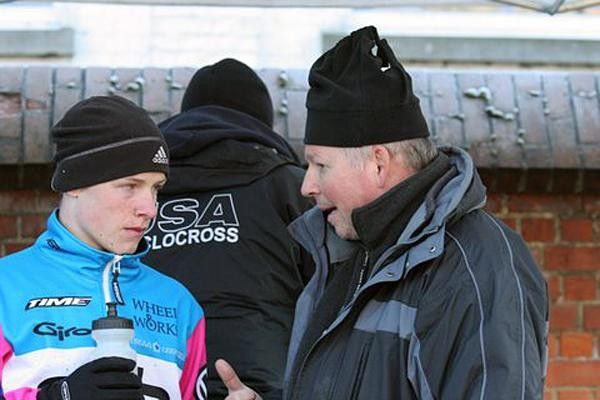 Gavin Mannion receives instructions