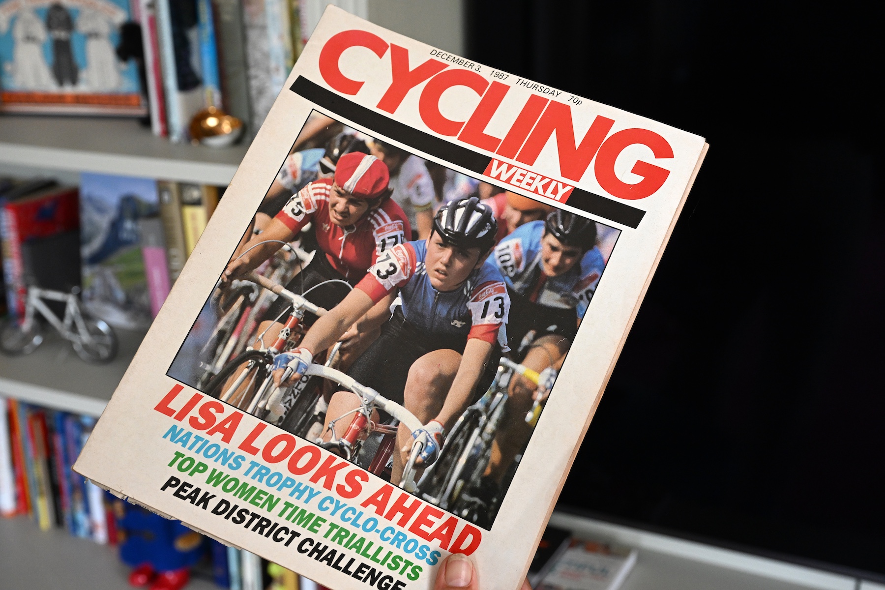 Lisa Brambini cover Cycling Weekly magazine