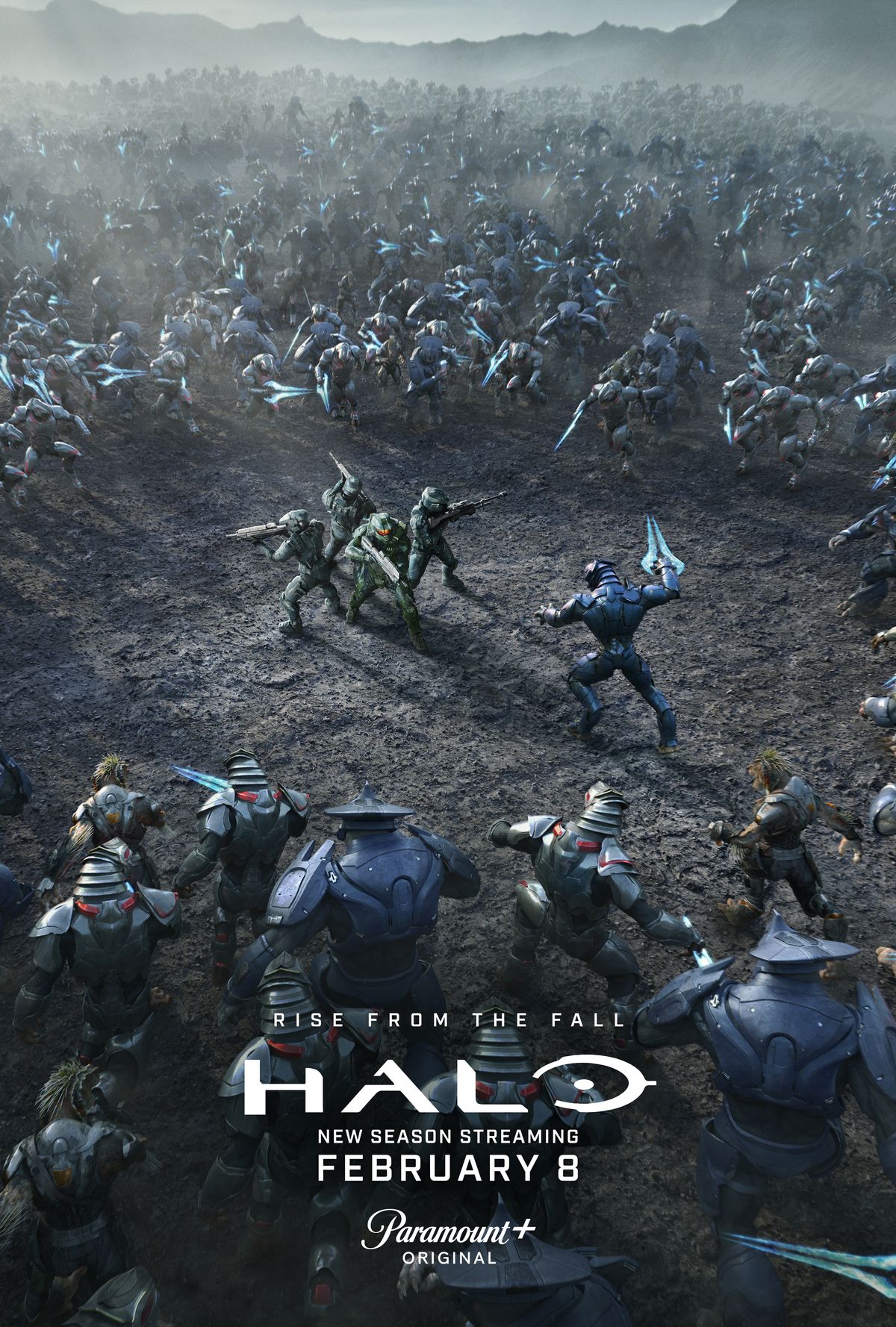 New Halo season 2 poster shows Master Chief fighting to stop the Fall