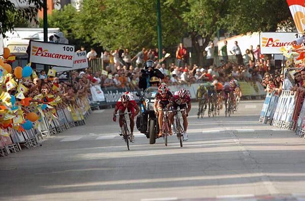 The sprint opens up