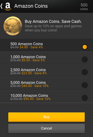 These Amazon Coins. You should probably nt use them.