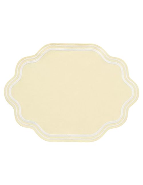Madeline Embroidered Cotton Placemat