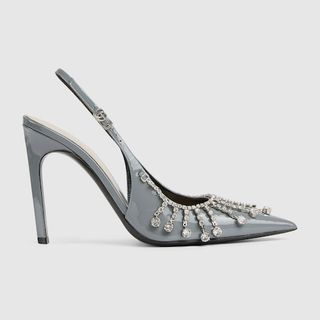 Women's Pump With Crystal Chain