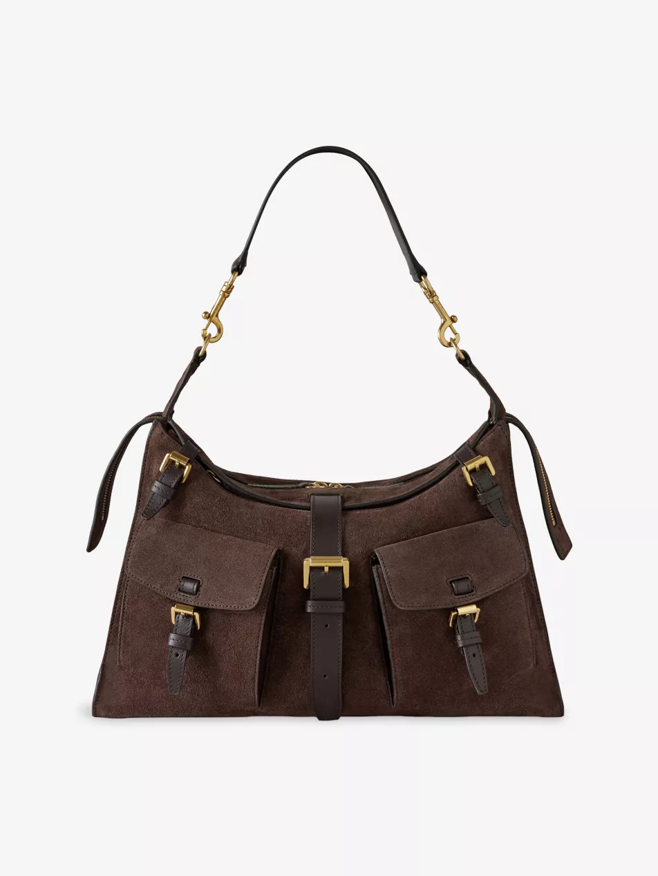 Roxanne Suede Shoulder Bag