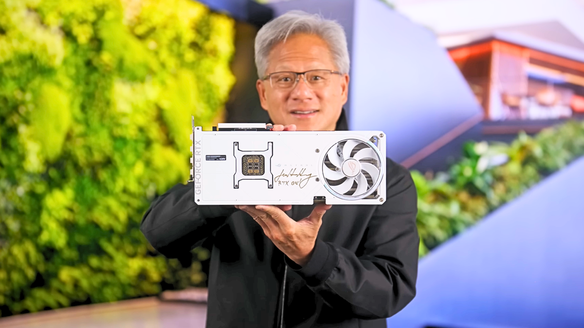 Lucky 3D artist scores Jensen Huang-signed RTX 5090 from used marketplace that's worth up to $15,000