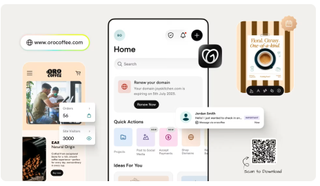 Godaddy press image for the godaddy app