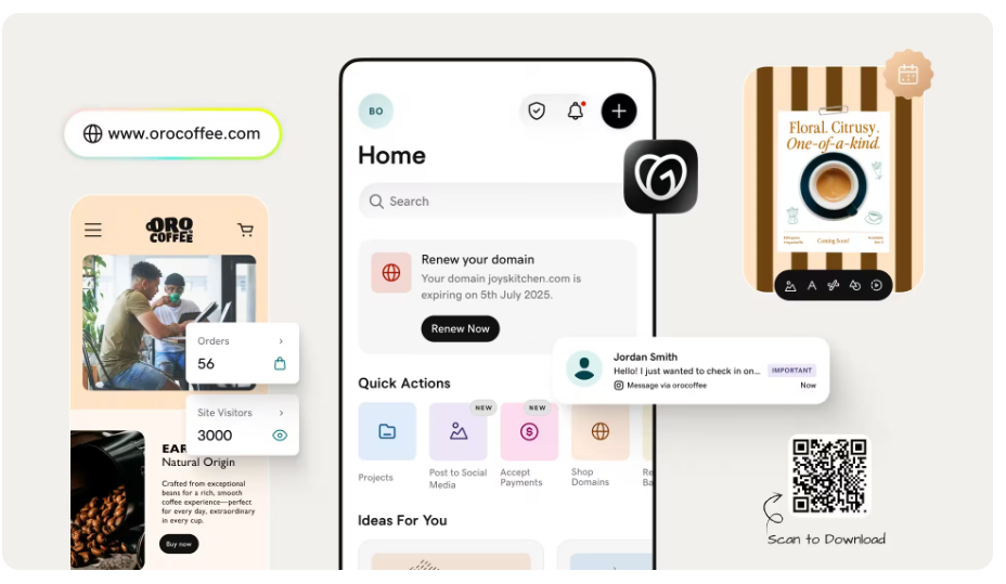 “Entrepreneurs need tools that work as hard as they do”: GoDaddy finally launches unified app, helping entrepreneurs ditch the desktop