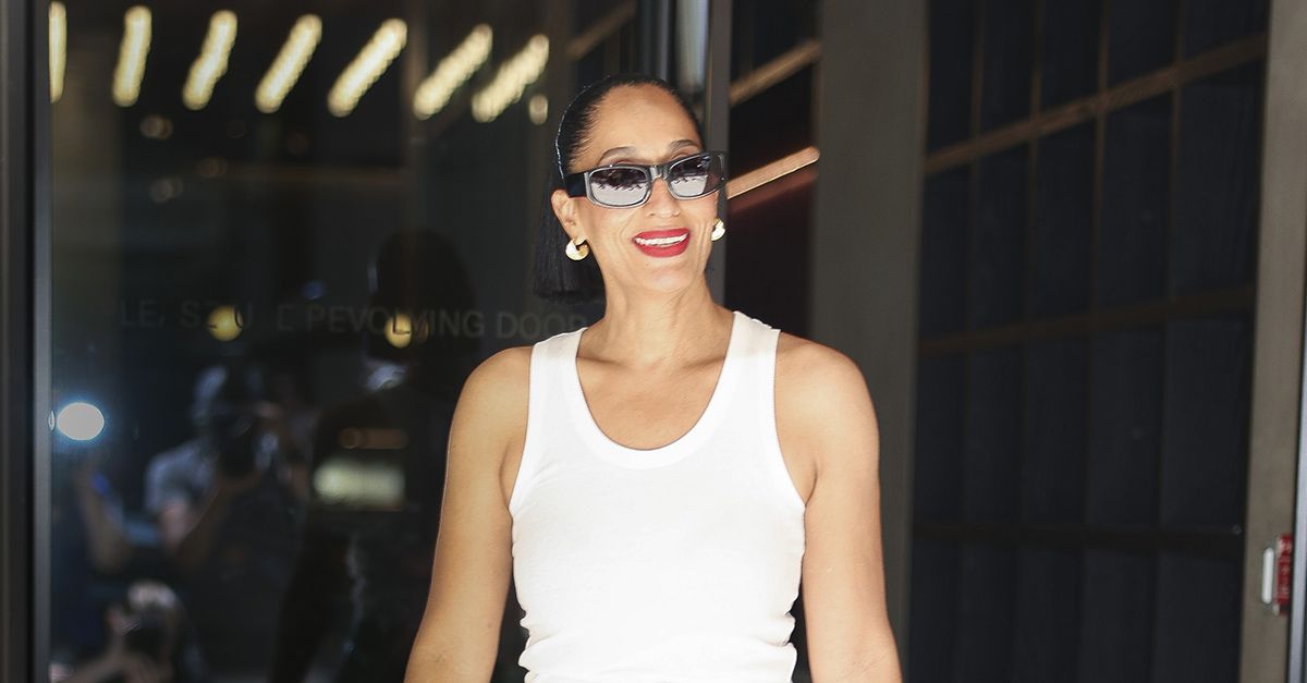 Tracee Ellis Ross Paired Controversial Pant-and-Shoe Colors