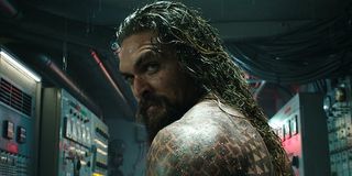 Jason Momoa Aquaman in submarine