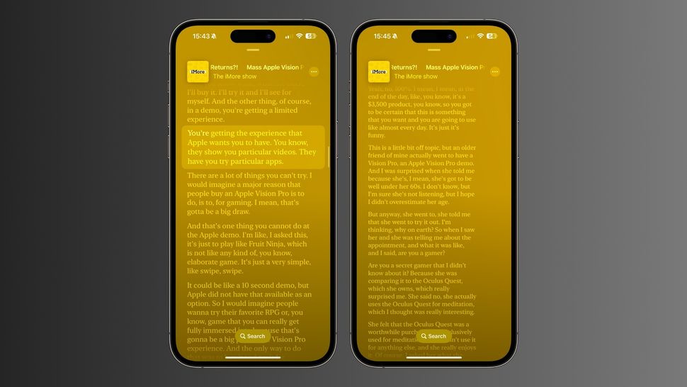 How To Use Transcripts On Apple Podcasts Read While Listening To Your Favorite Shows Imore How To Use Transcripts On Apple Podcasts Read While Listening To Your Favorite Shows Imore