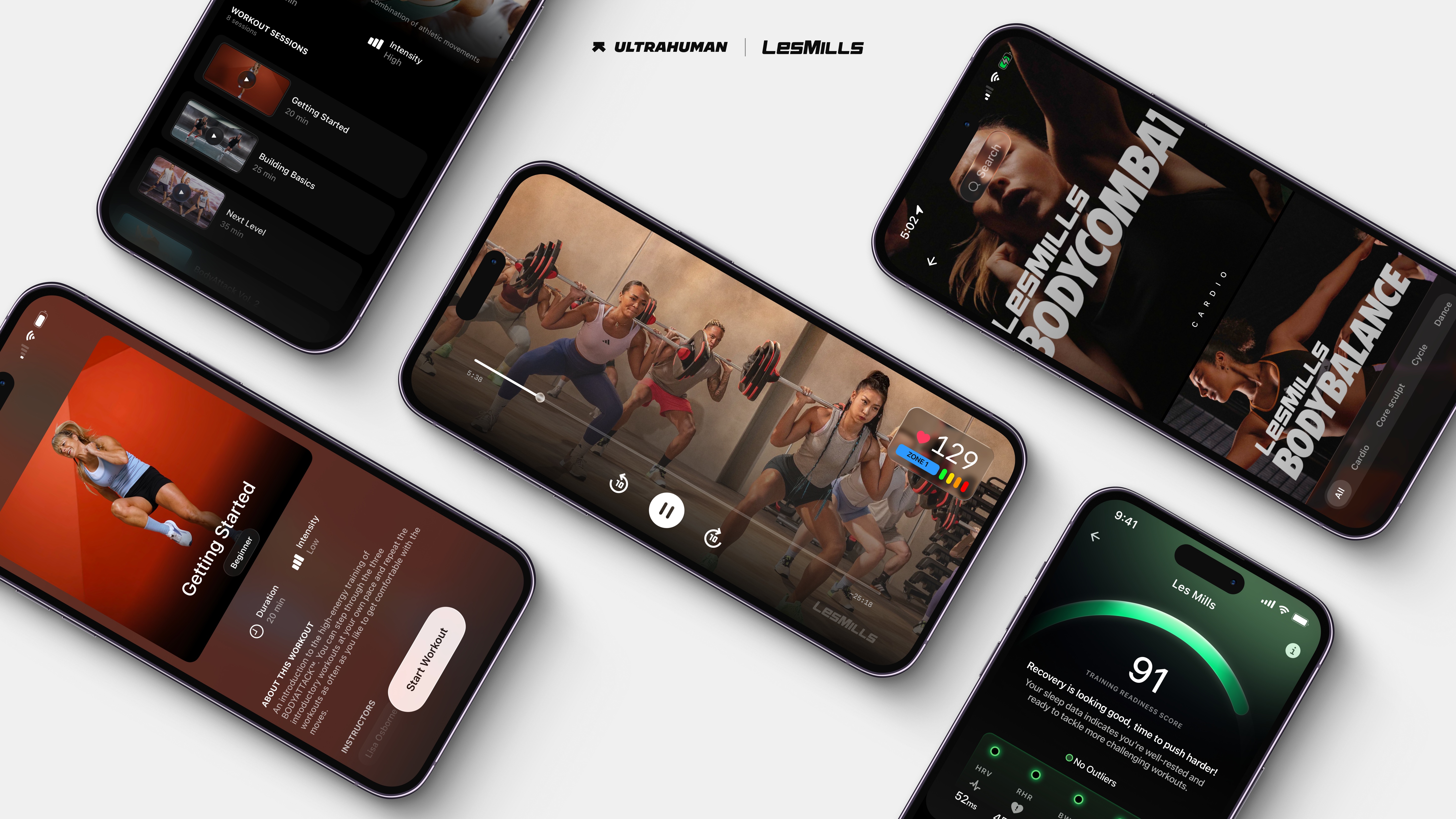 Ultrahuman announces partnership with Les Mills to bring studio-quality workouts and biomarker data for improved recommendations for the next day.