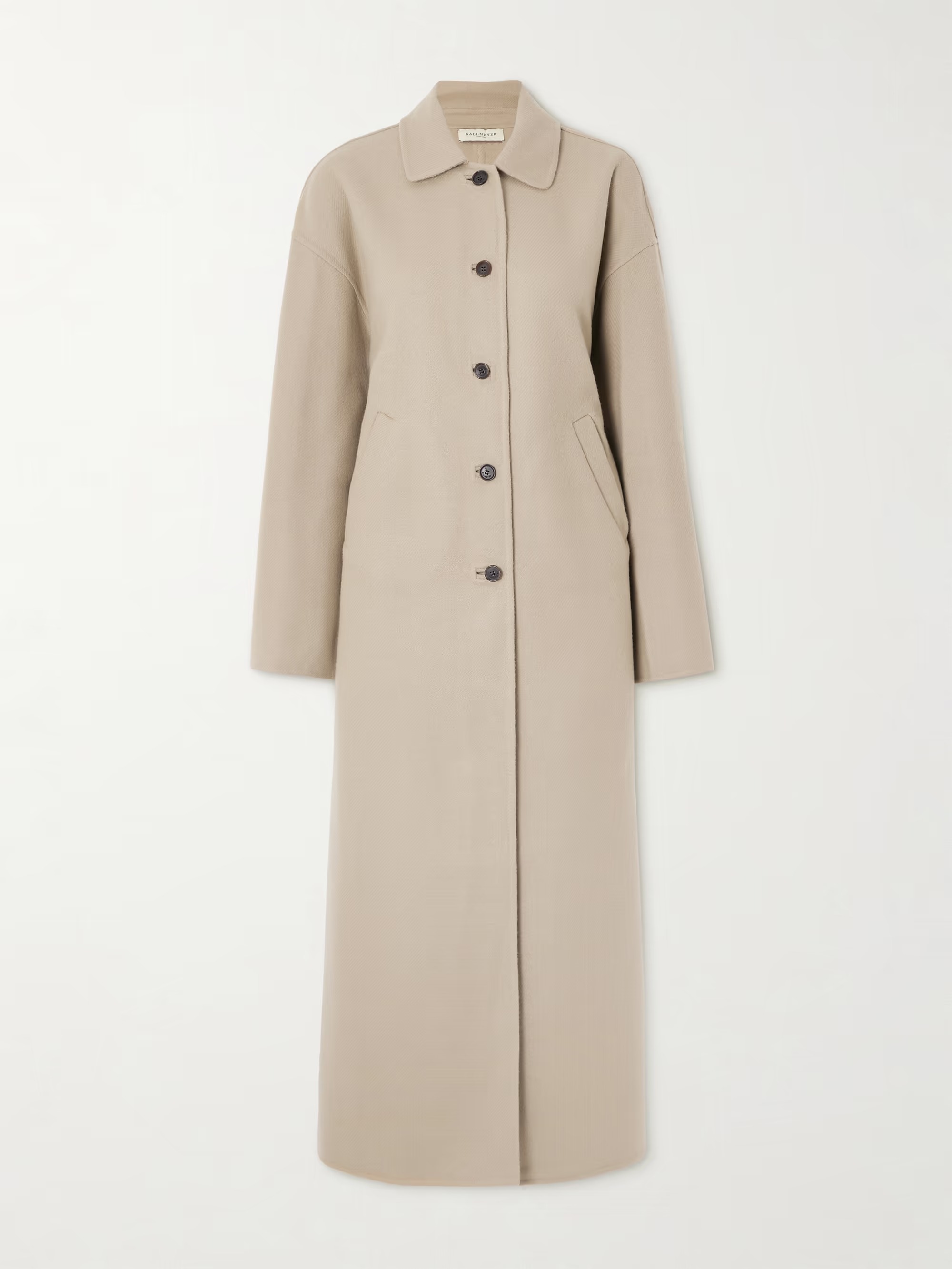 KALLMEYER, Constance Herringbone Wool-Blend Coat