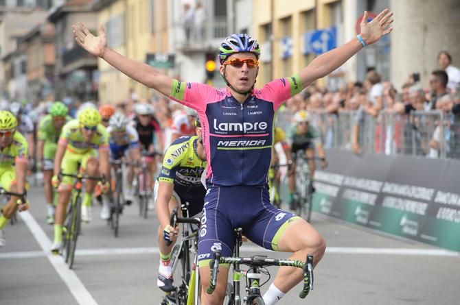 Niccolo Bonifazio (Lampre-Merida) wins the Coppa Agostoni
