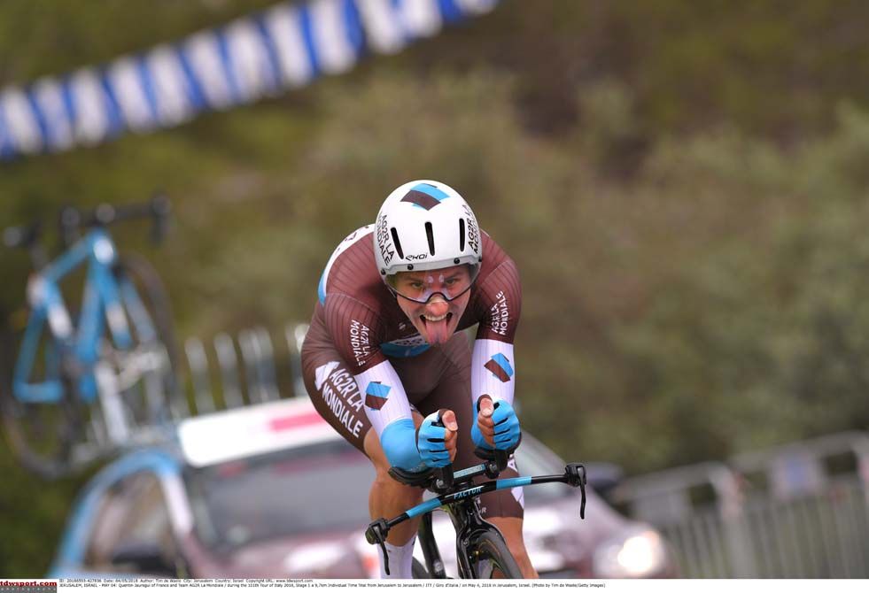 Quentin Jauregui of France and Team AG2R La Mondiale
