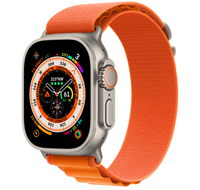Apple Watch Ultra with orange Alpine loop: was