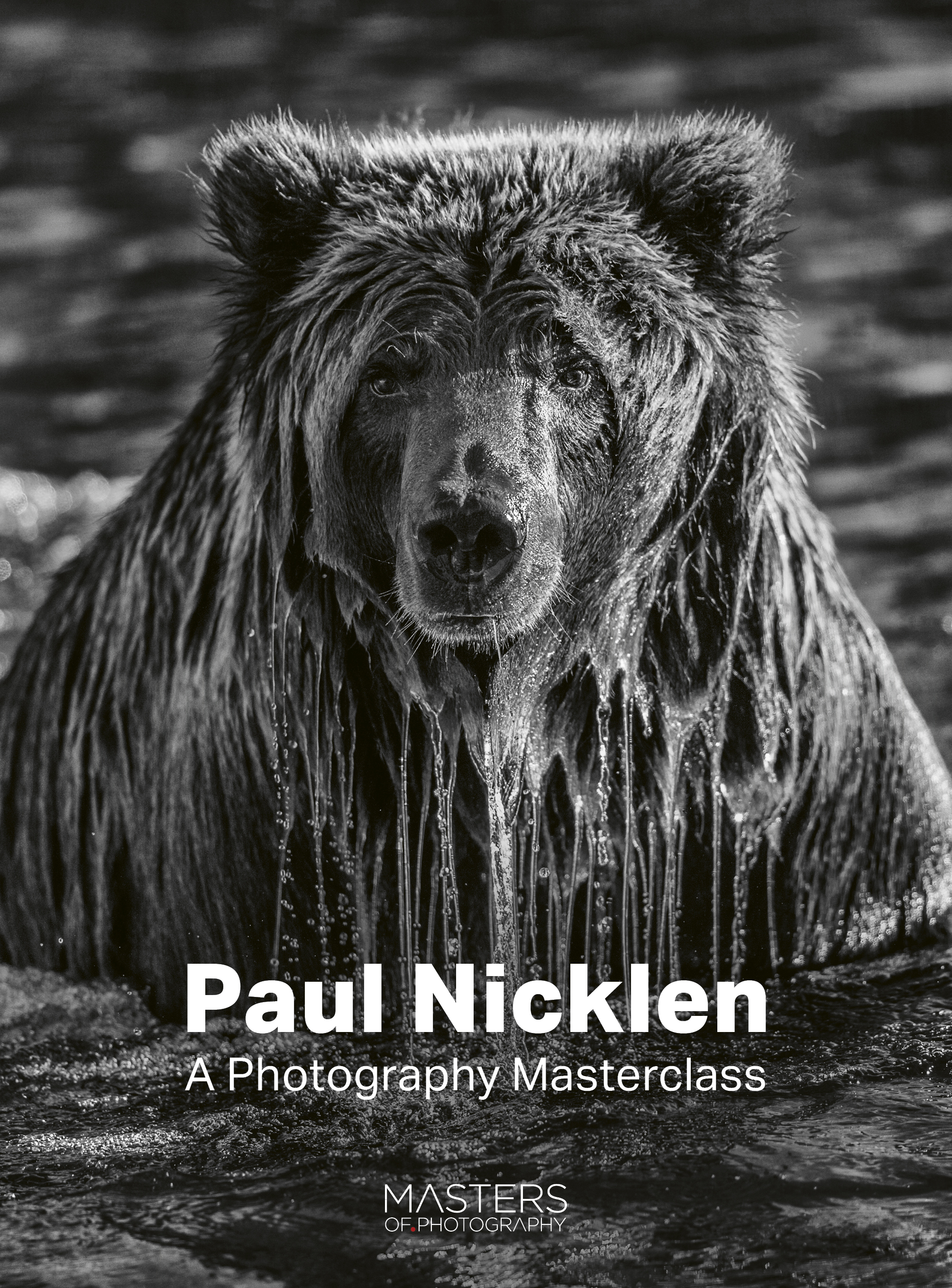 Photograph showing the front cover of Paul Nicklen: A Photography Masterclass, published by Frances Lincoln, with Masters of Photography